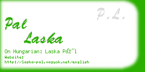 pal laska business card